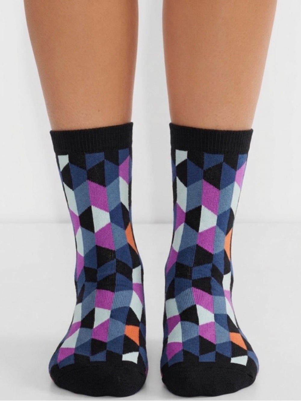 Kate Spade Saturday Shift Shape Geometric Socks